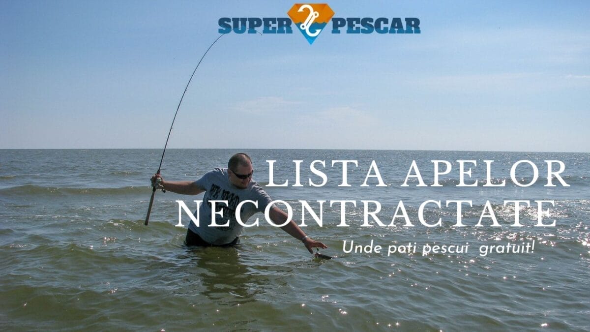 Ape necontractate - unde poți pescui gratuit (în baza permisului ANPA) 1